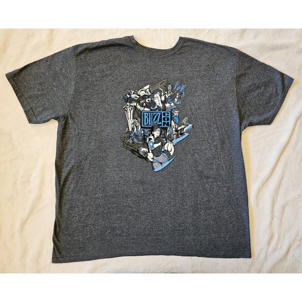 Blizzard BlizzCon Mens 3XL T-Shirt Anaheim 2019 Games Gaming Gray Tee